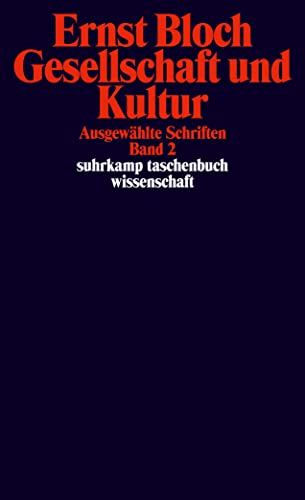 Gesellschaft und Kultur: Ausgewählte Schriften Band 2 (suhrkamp taschenbuch wissenschaft) von Suhrkamp Verlag AG